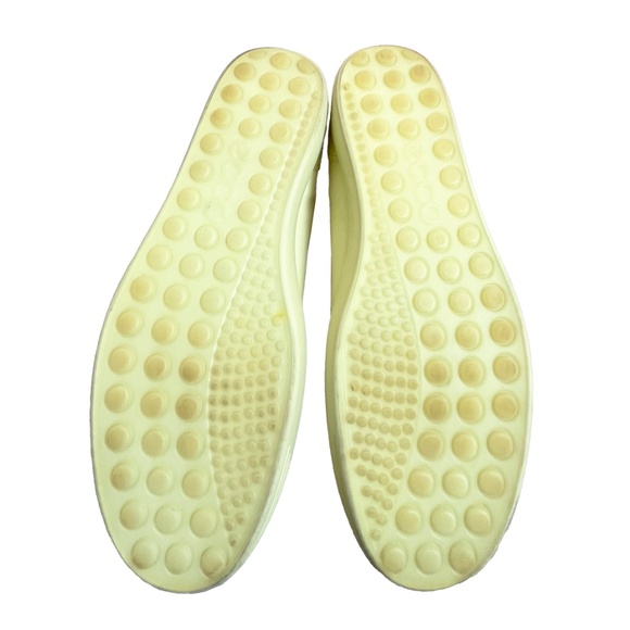 Leather Sneakers in Butter Yellow - Picture 3 of 5